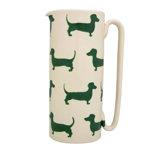 Serlio Bassotti Green Ceramic Carafe