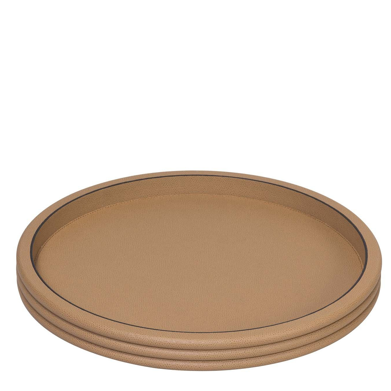 Scala Medium Round Brown Tray