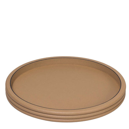 Scala Medium Round Brown Tray
