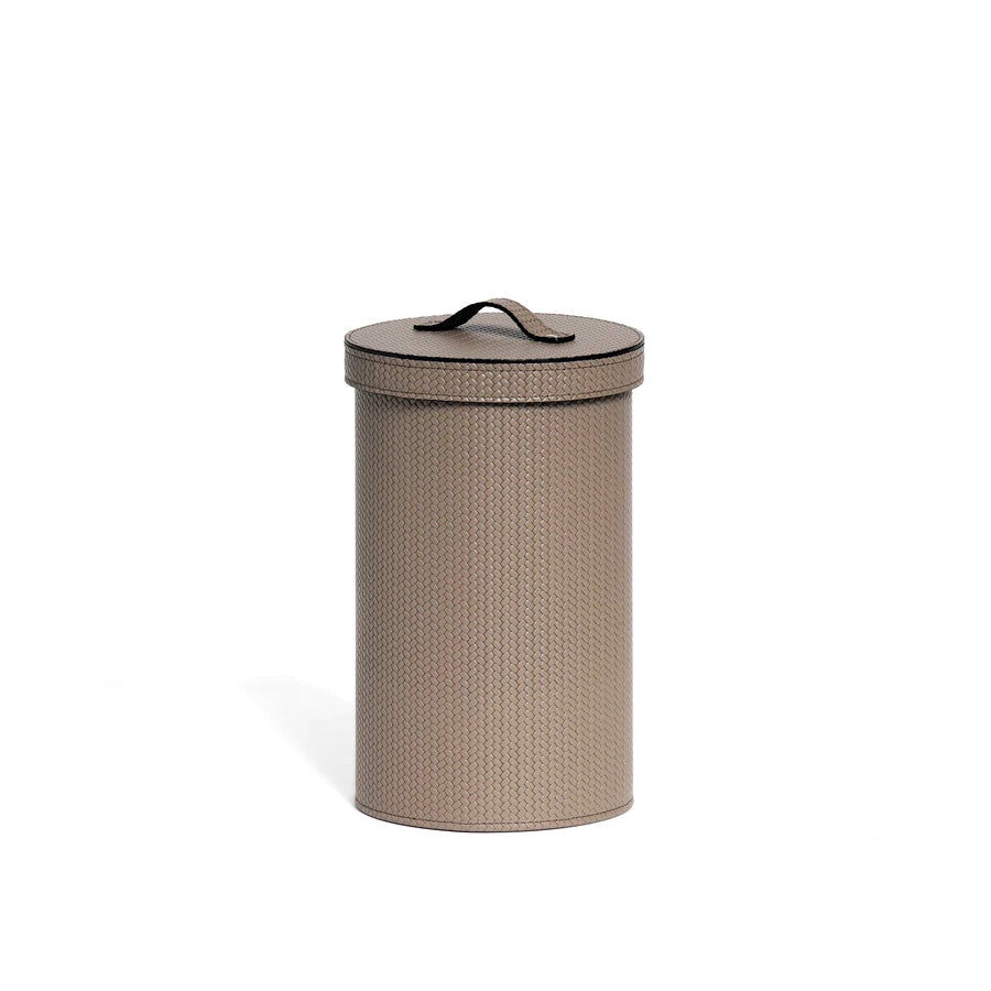 Round Paper Bin With Lid