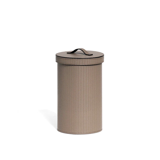 Round Paper Bin With Lid