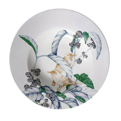 Bird Song Polychrome Soup Plates #1