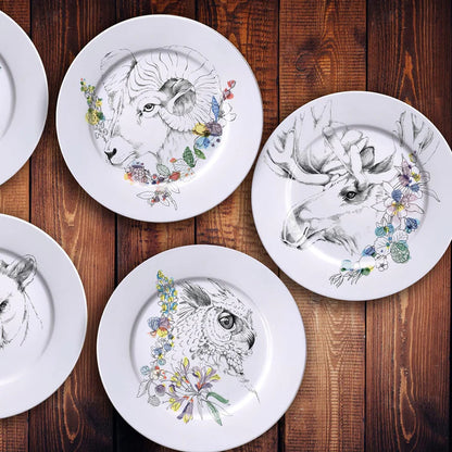 An Ode To The Woods Big Horn Sheep Dinner Plate