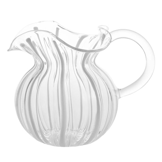 Torcello White Striped Pitcher