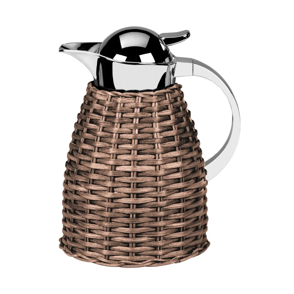 Insulated Carafe Chantilly in Rattan by Pigment France x
