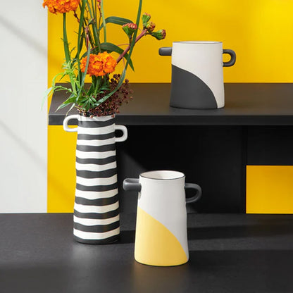 ASA Selection Rayu Vase, Dipped Black