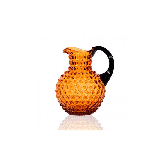 Paris Hobnail Jug 2L Amber + Dark Blue Smoke