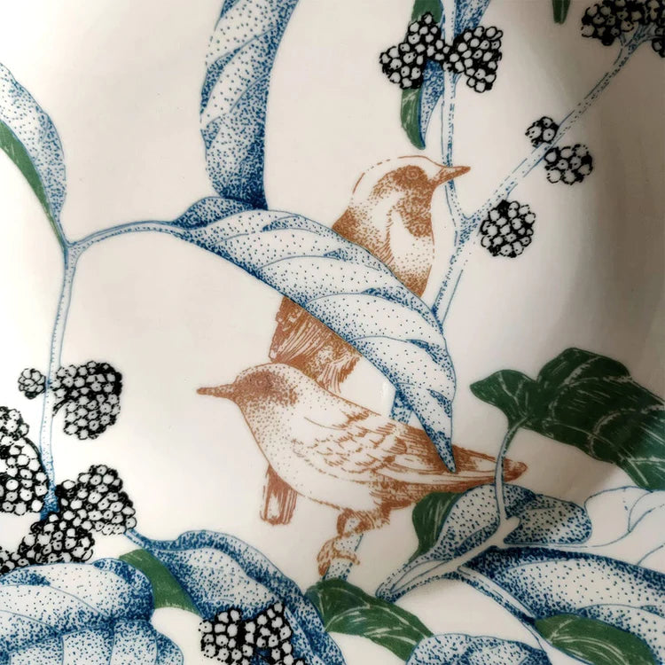 Bird Song Polychrome Soup Plates #1