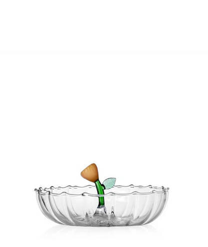 Botanica Amber Flower Saucer