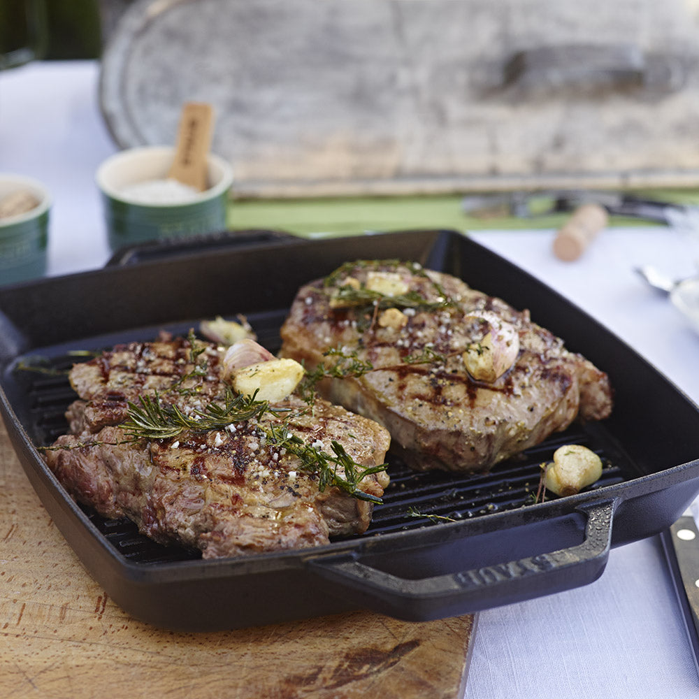 Double Handle Cast Iron Grill Pan