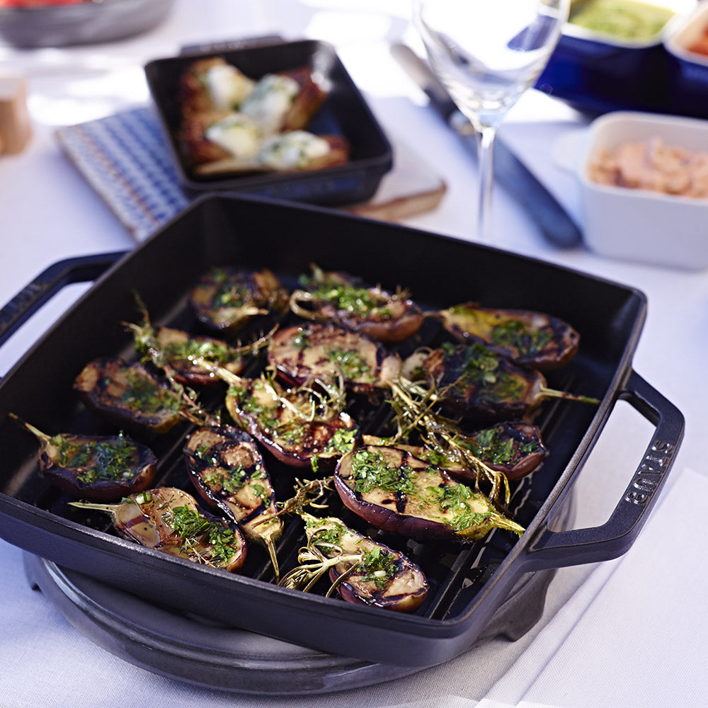 Double Handle Cast Iron Grill Pan