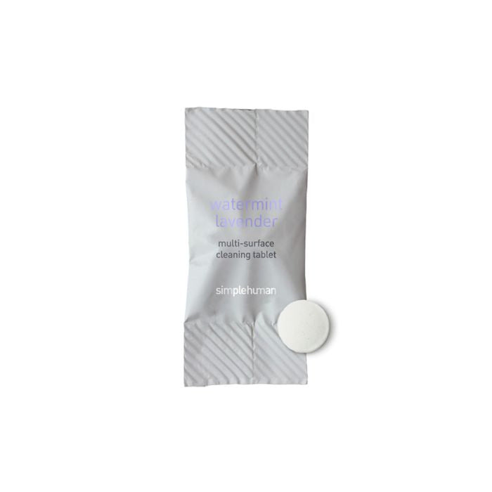 simplehuman multi-surface cleaning tablet packaging on a white background
