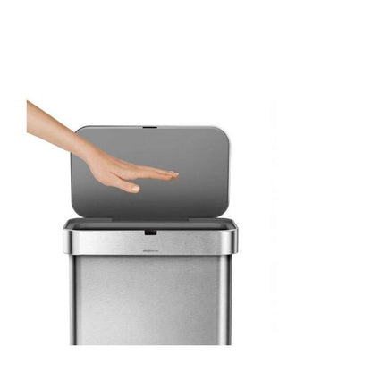 simplehuman Voice and Motion Sensor Bin, Rectangular-