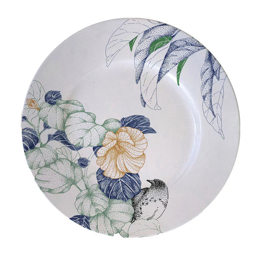 Bird Song Polychrome Dessert Plate #2