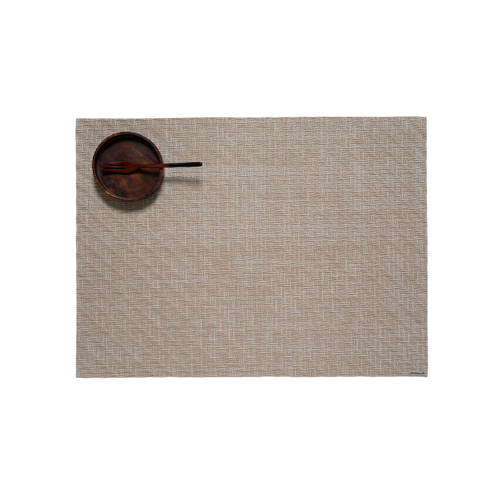 Foxtail Rectangular Placemat, Ecru