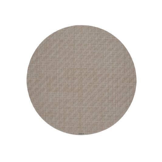Foxtail Round Placemat, Ecru