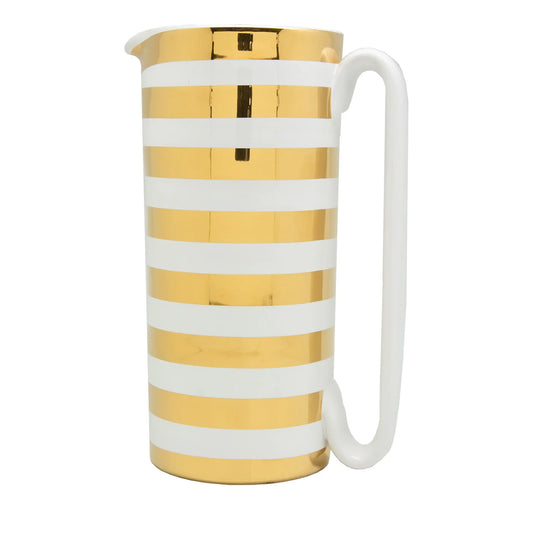 Serlio Gondoliere Gold 24K & White Carafe