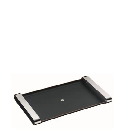 Club Black Rectangular Tray
