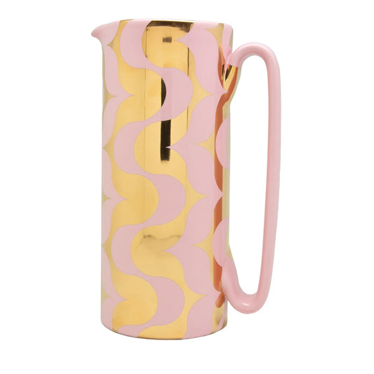 Serlio Equilibri Gold 24K & Pink Carafe