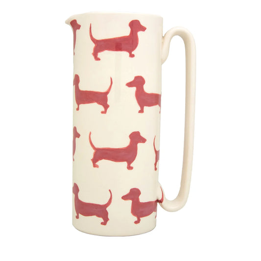 Serlio Bassotti Cyclamen Ceramic Carafe