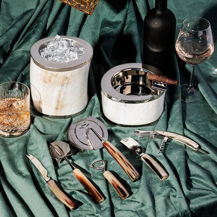 Set of 5 Bar Tools with Horn handles