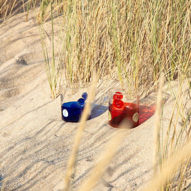 Mezzo & Mezzo Bolle Blue Glass