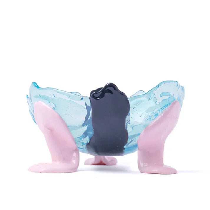 Big Collina Vase Extra Colour - Clear Aqua, Grey, Pastel Pink