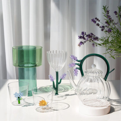 Vase A - Petrol Green