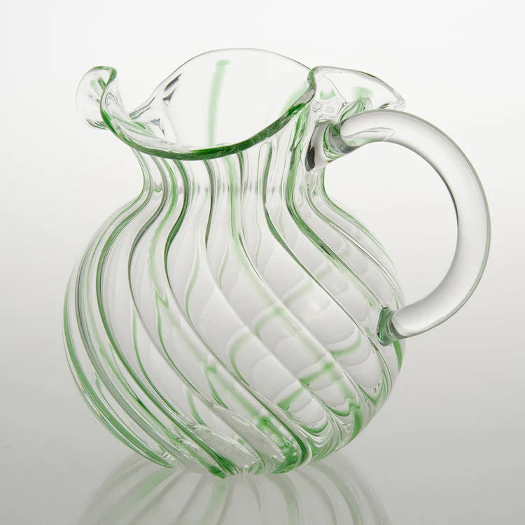 Torcello Green Torchon Pitcher