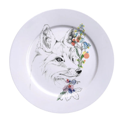 An Ode To The Woods Red Fox Dinner Plate