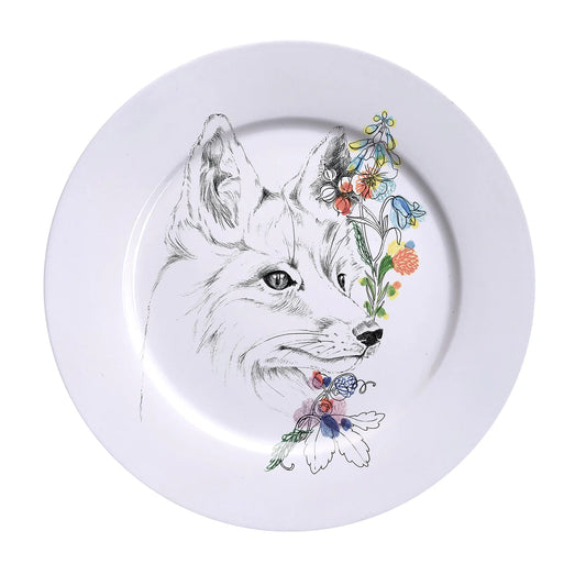 An Ode To The Woods Red Fox Dinner Plate
