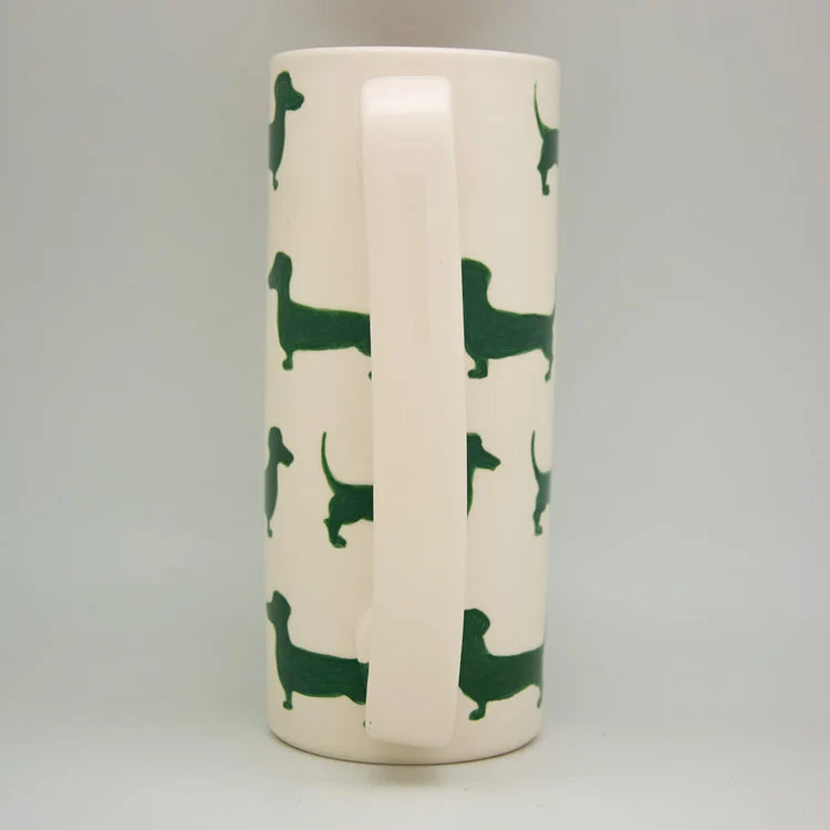 Serlio Bassotti Green Ceramic Carafe