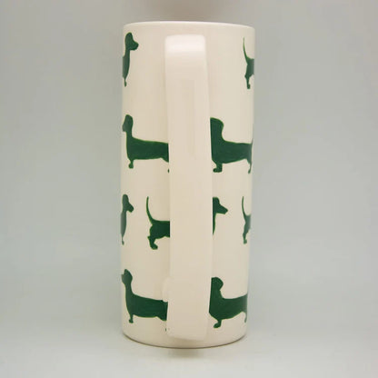 Serlio Bassotti Green Ceramic Carafe
