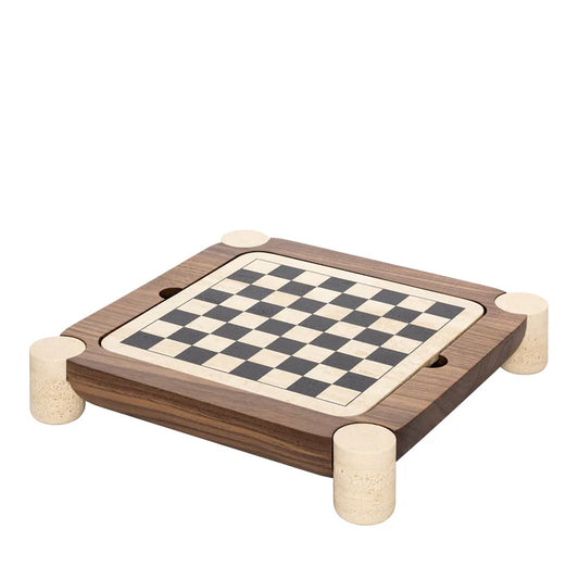 Mocambo Chess Draughts Game Set Design