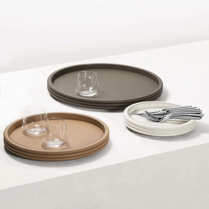 Scala Medium Round Brown Tray