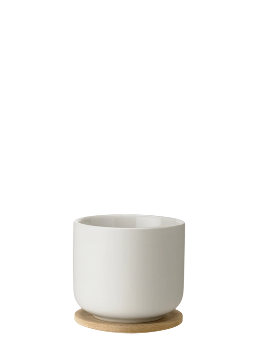 Theo cup with coaster - sand