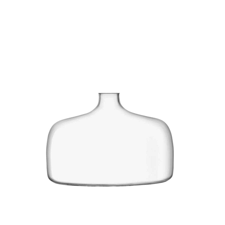 Vessel Wide Vase Clear