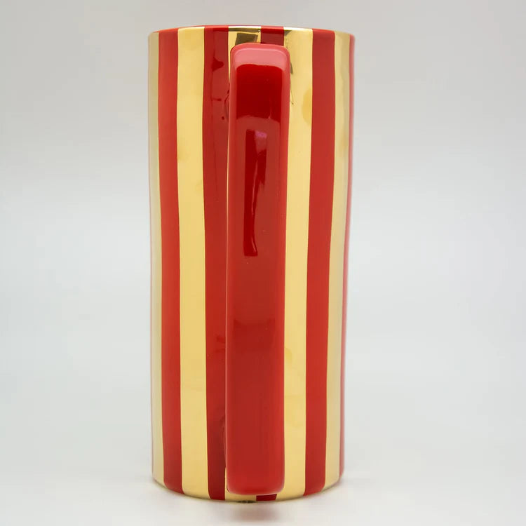 Serlio Mercante Gold 24K & Red Carafe