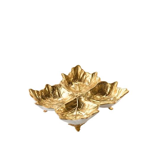 4-Places Appetizer Gold Leaf