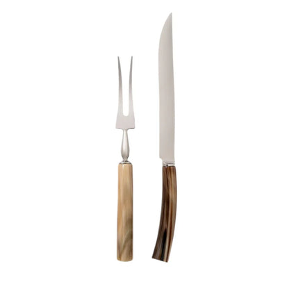 Roast Cutlery Set in Natural Horn