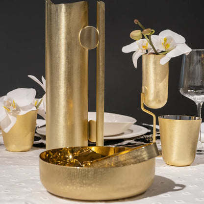 Velvet 1 Light Gold Brass Flute