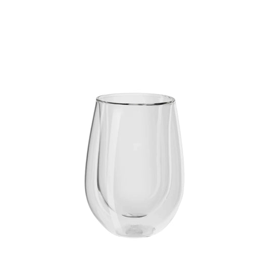 Double Wall Long Drink Glasses 350ml, Set of 2
