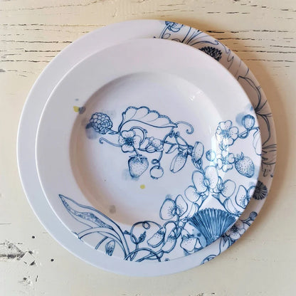 Blue Summer soup plate #2