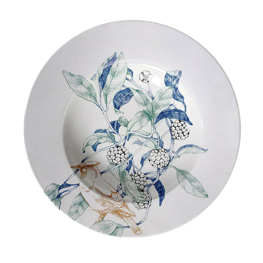 Bird Song Polychrome Soup Plates #2