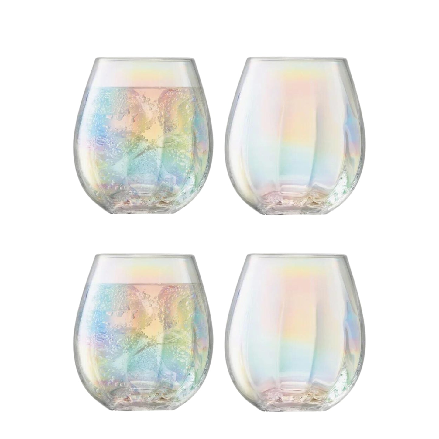 Pearl Tumbler Mother Of Pearl Set Of 4