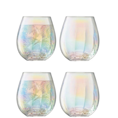 Pearl Tumbler Mother Of Pearl Set Of 4