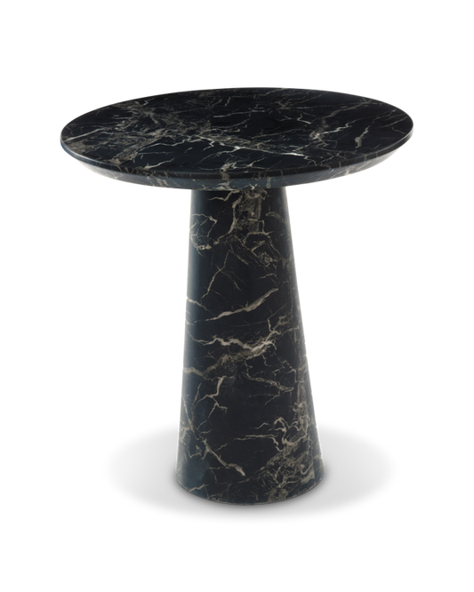 Disc Marble Look Table