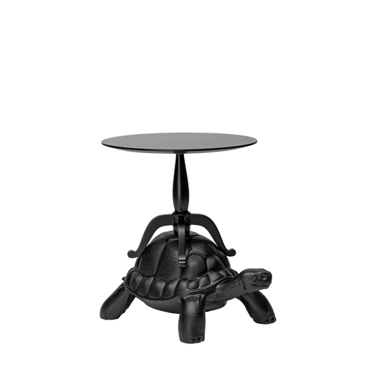 Turtle Carry Coffee Table Black By Qeeboo