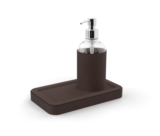 Igea Small Tray With Manual Dispenser Coffee