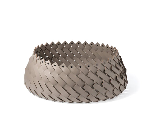 Almeria Large Oval Basket Taupe